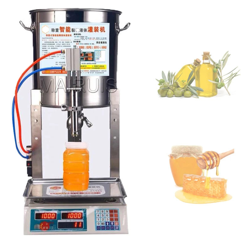 

Commercial Honey Filling Machine Multifunctional Viscosity Liquid Juice Quantitative Filler