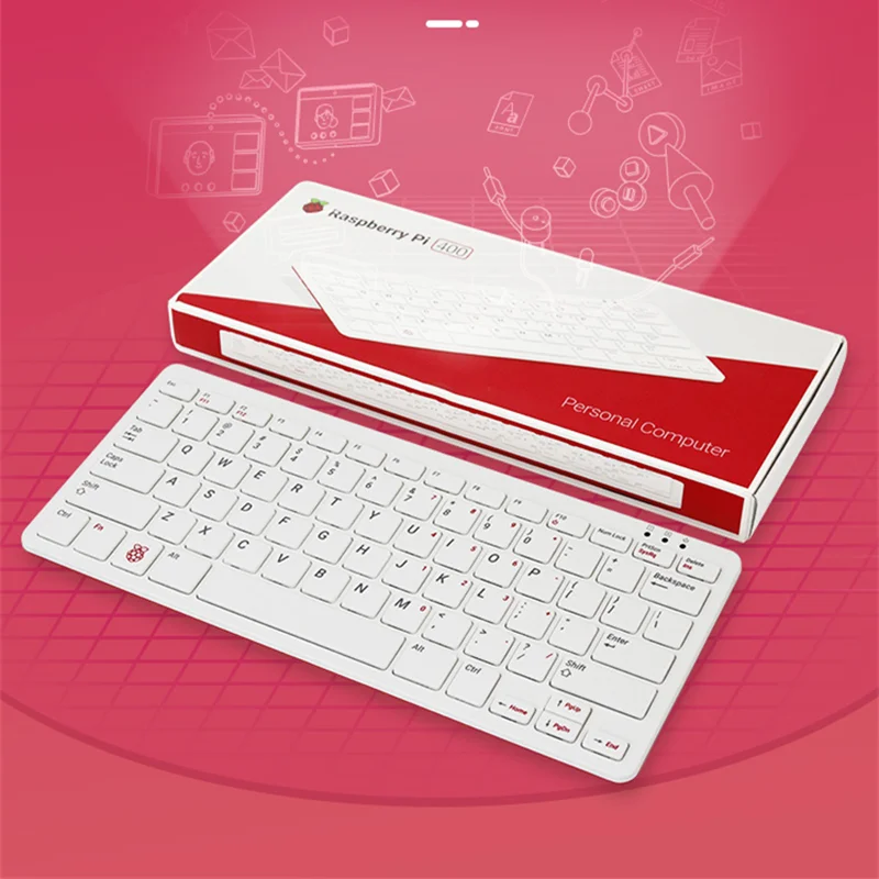 Официальная компьютерная клавиатура Raspberry Pi 400 Prog ram ming 64 бит четырехъядерный
