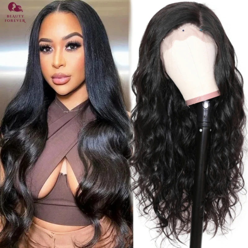 Beautyforever Glueless Human Hair Wig Ready To Wear Brazilian Body Wave 13x4 Lace Front Wig 5x5 HD Lace Closure Wig