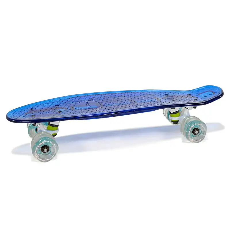 

Youth Shortboard Cruiser Skateboard, Blue