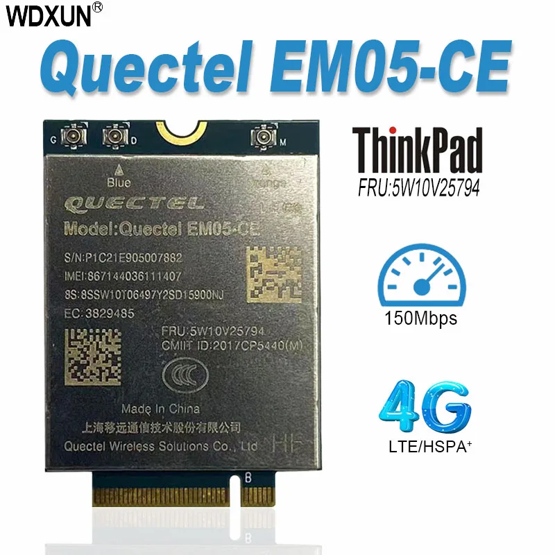 LTE Cat 4 4G модуль Φ 5W10V25794 для Lenovo ThinkPad X1 Carbon 8th/9th P1 Extreme Gen T14 T15 X13 T14s L14 2 |
