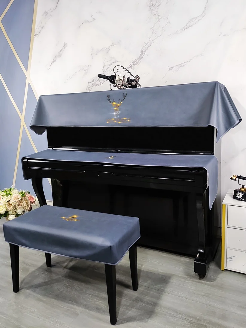 

Light luxury, modern simplicity, North America, Europe and South Korea, vertical high-end piano, dust protection, three piece
