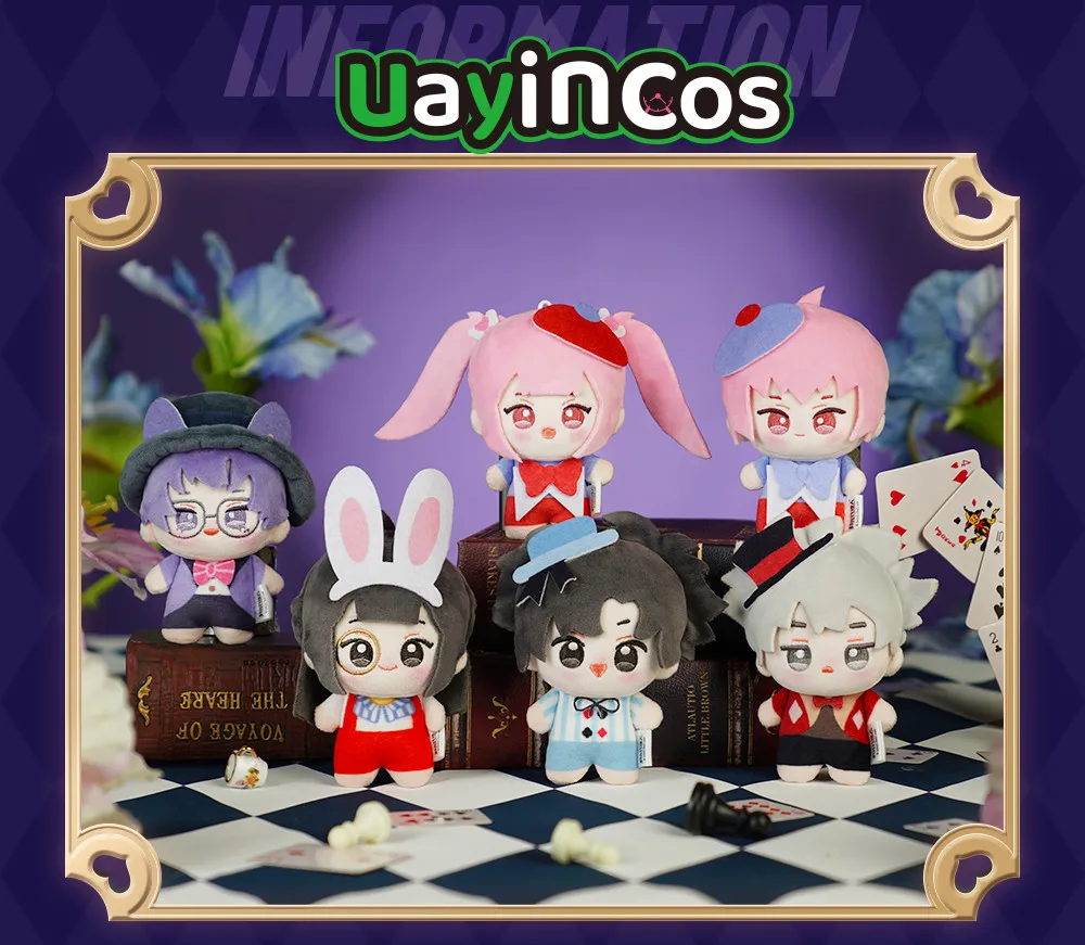 Плюшевая хлопковая кукла 10 см брелок для ключей аниме игрушка K