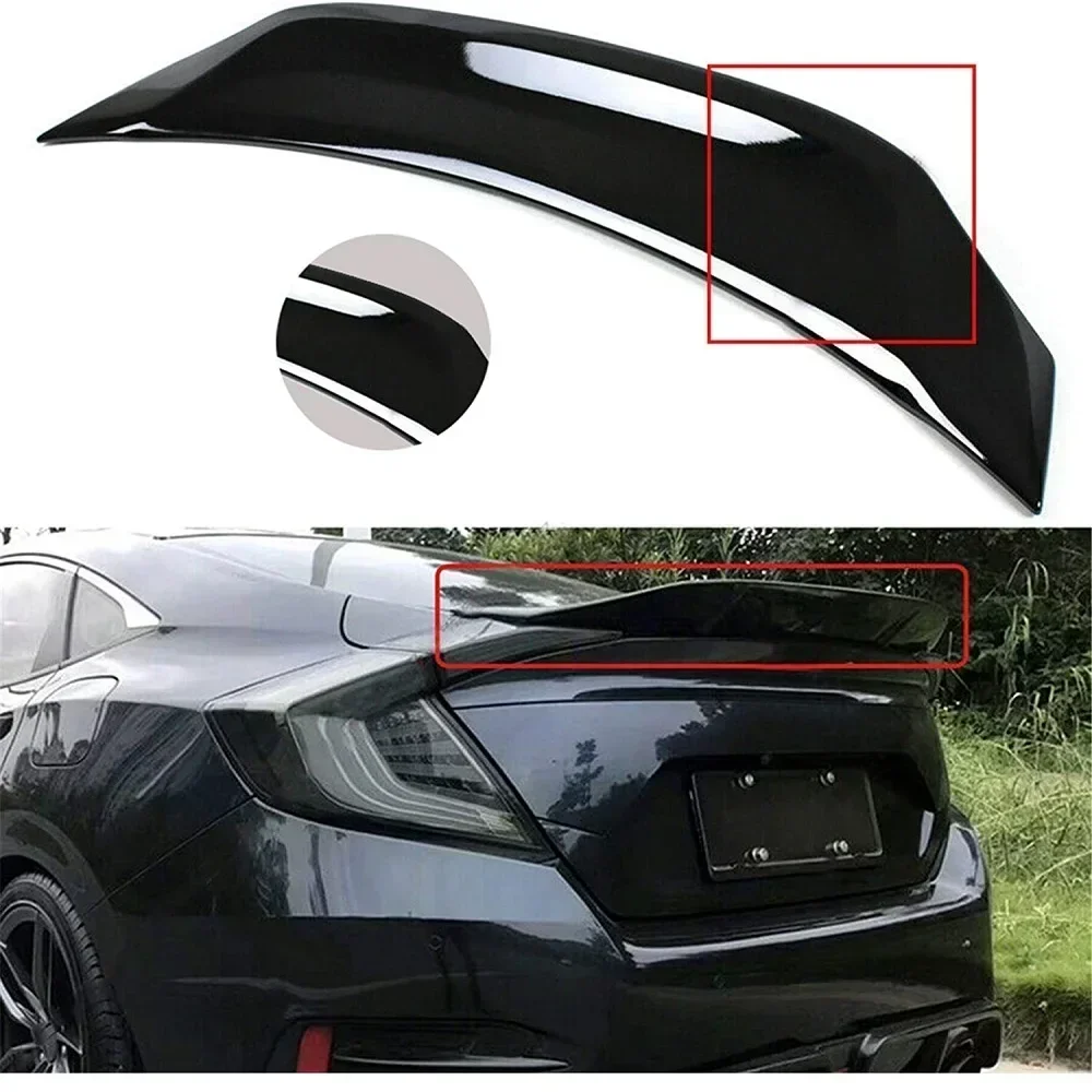 Задний спойлер Civic в стиле R задний для грузовика губное крыло Ducktail Honda 10-го
