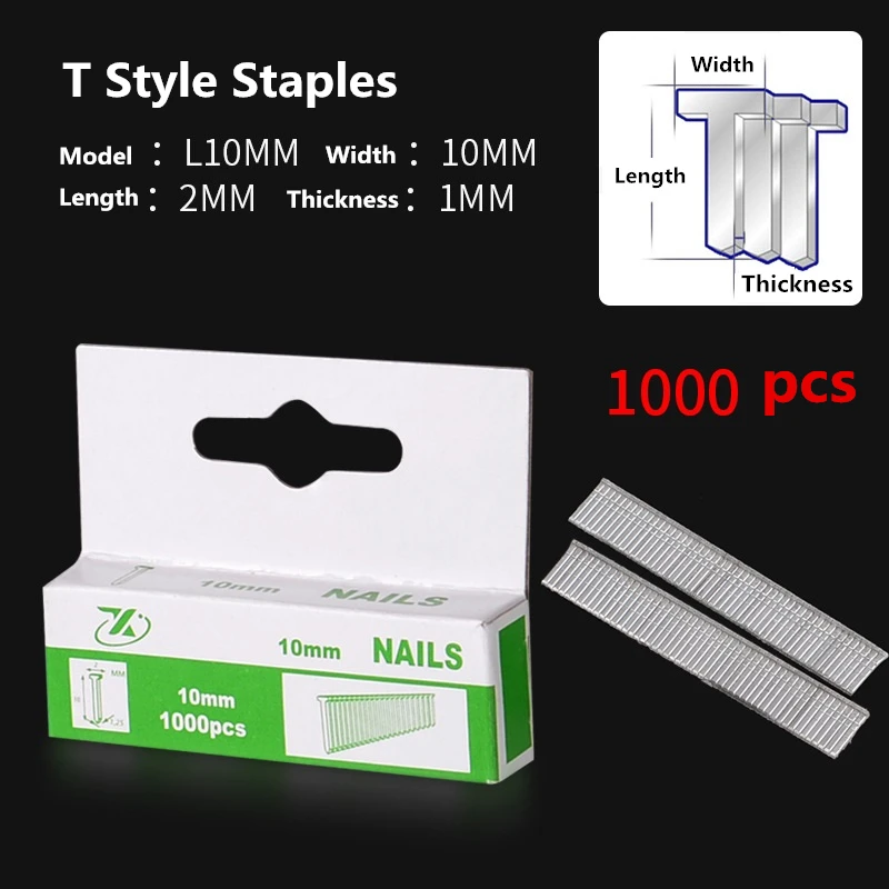 1000pcs T Shape Staples Suitable For 3 In 1 Heavy Stapler Ma