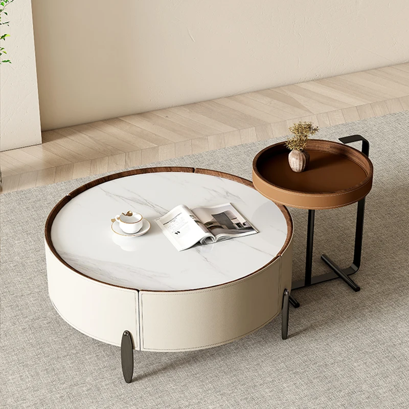 Итальянский компьютерный журнальный столик в скандинавском стиле для хранения