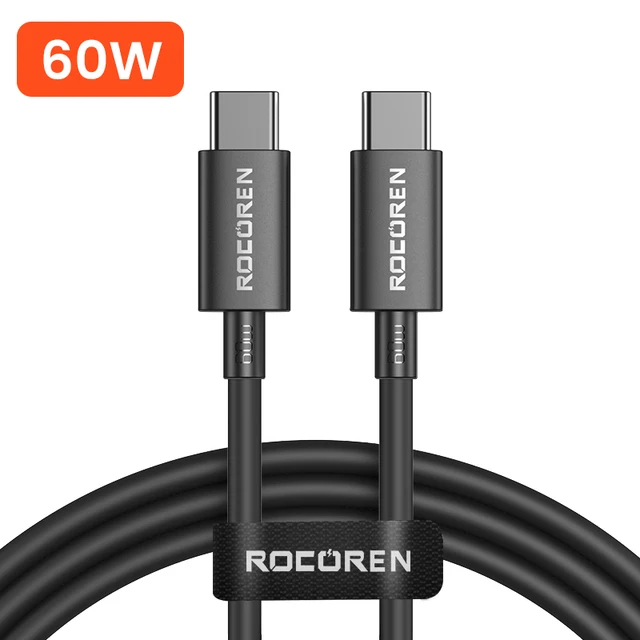 Rocoren 100W USB Type C To USB Type C, 3м