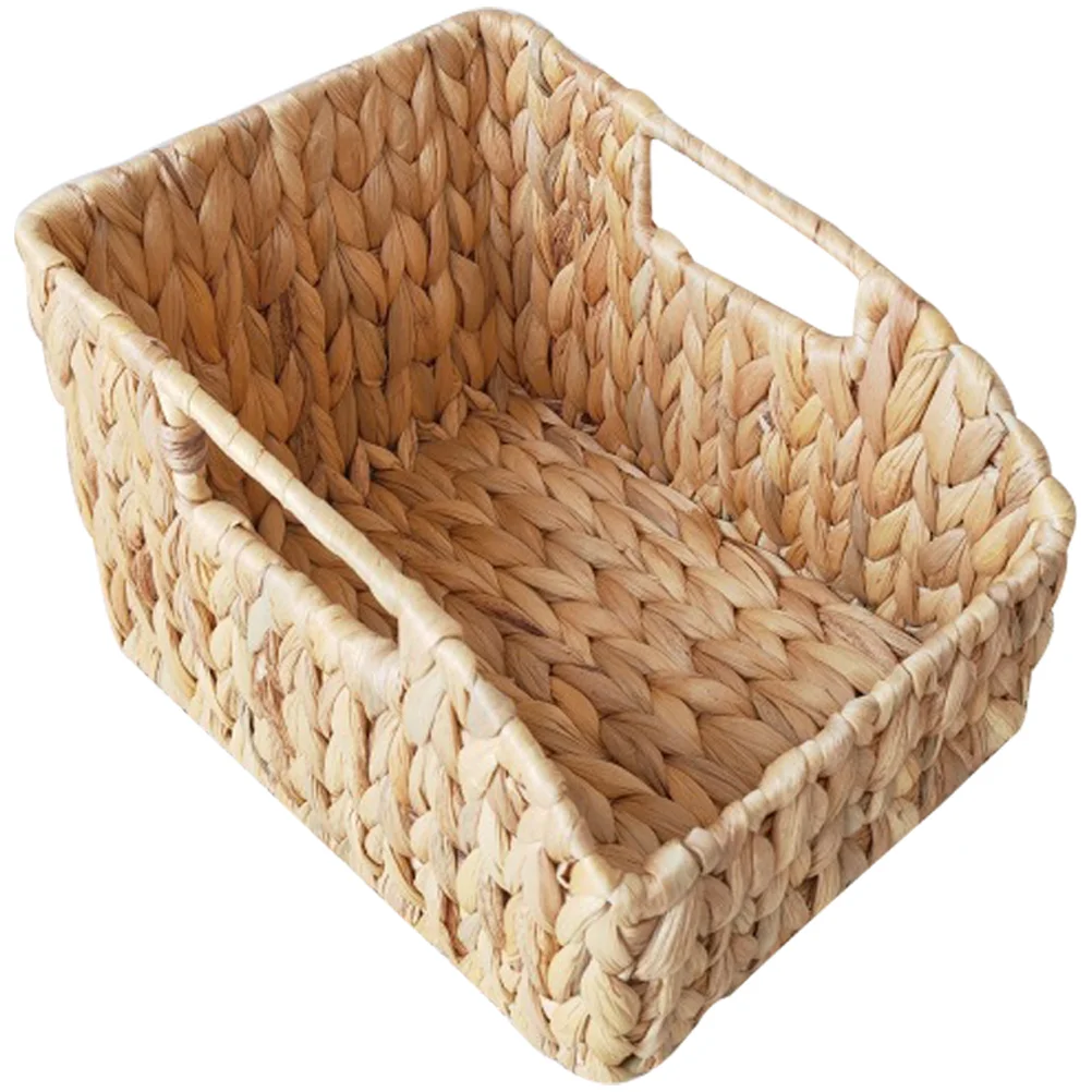 

Decor Woven Desktop Basket Decorate Baskets Organizing Storage Table Organizer Bedroom