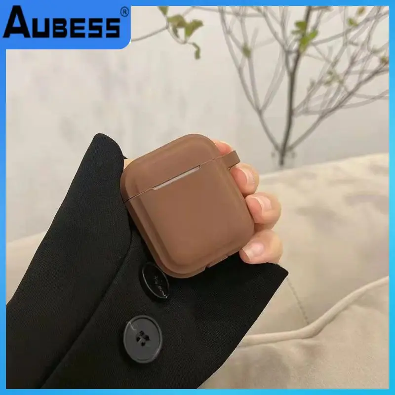 

Silicone Convenient Earphone Protective Sleeve Simple For Airpods Series Protective Case Anti Fall Earphone Case 1 Pcs Stable