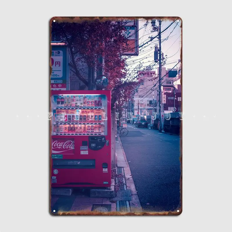 

Одинокая машина для продажи, плакат, металлический плакат, Настенная пещера, таблички для гостиной, дизайн, оловянный плакат