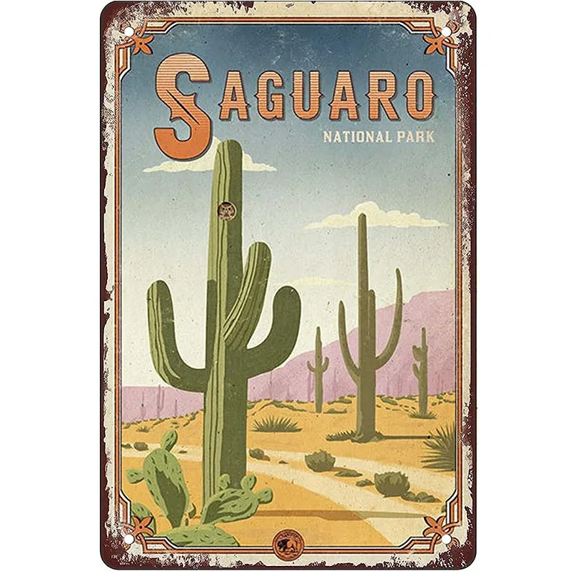 

Rosefinch камень Saguaro, национальный парк, смешное искусство на стену, украшение на стену, уличный декор, металлическое настенное искусство