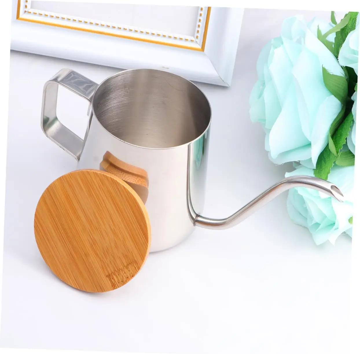 Чайник из нержавеющей стали кофейник с фильтром на шее