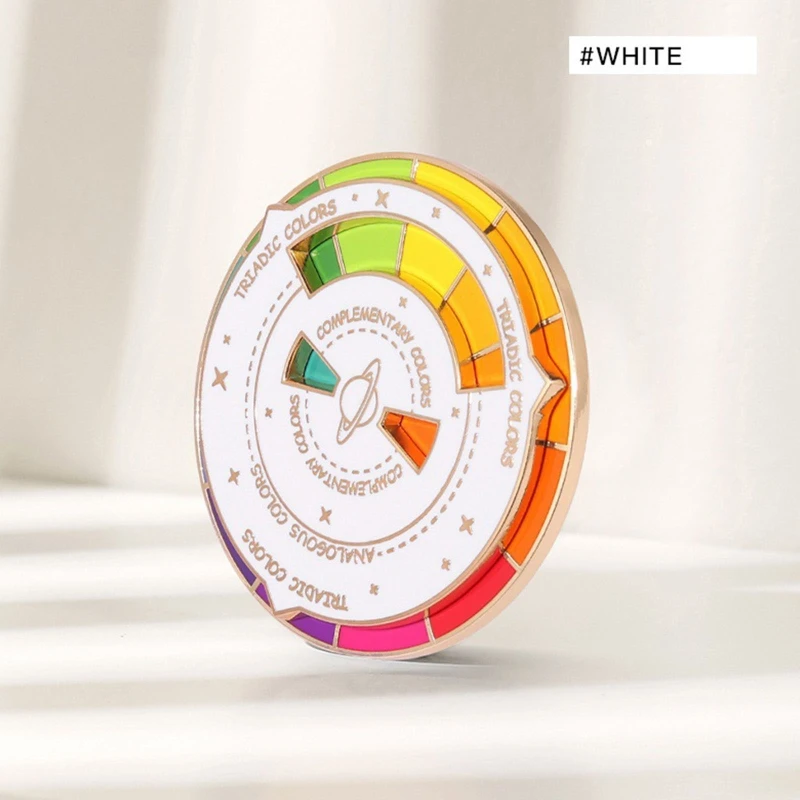 1 шт. Новинка поворотная брошь в палитре дизайнерские художники цветная