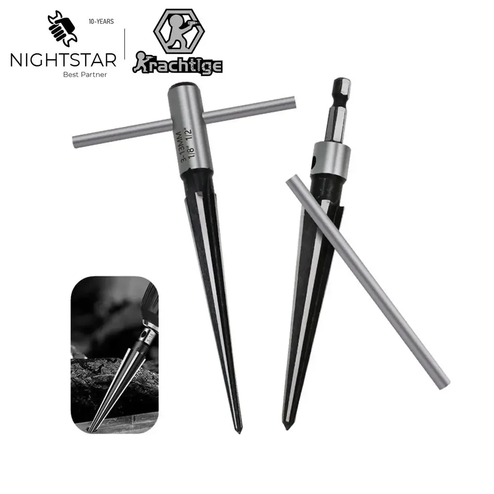 

3-13 мм 5-16 мм т-образная конусная развертка точечная облицовка потайная головка сверла 6 рифленая шестигранная круглая фаска Reaming для резьбы по дереву