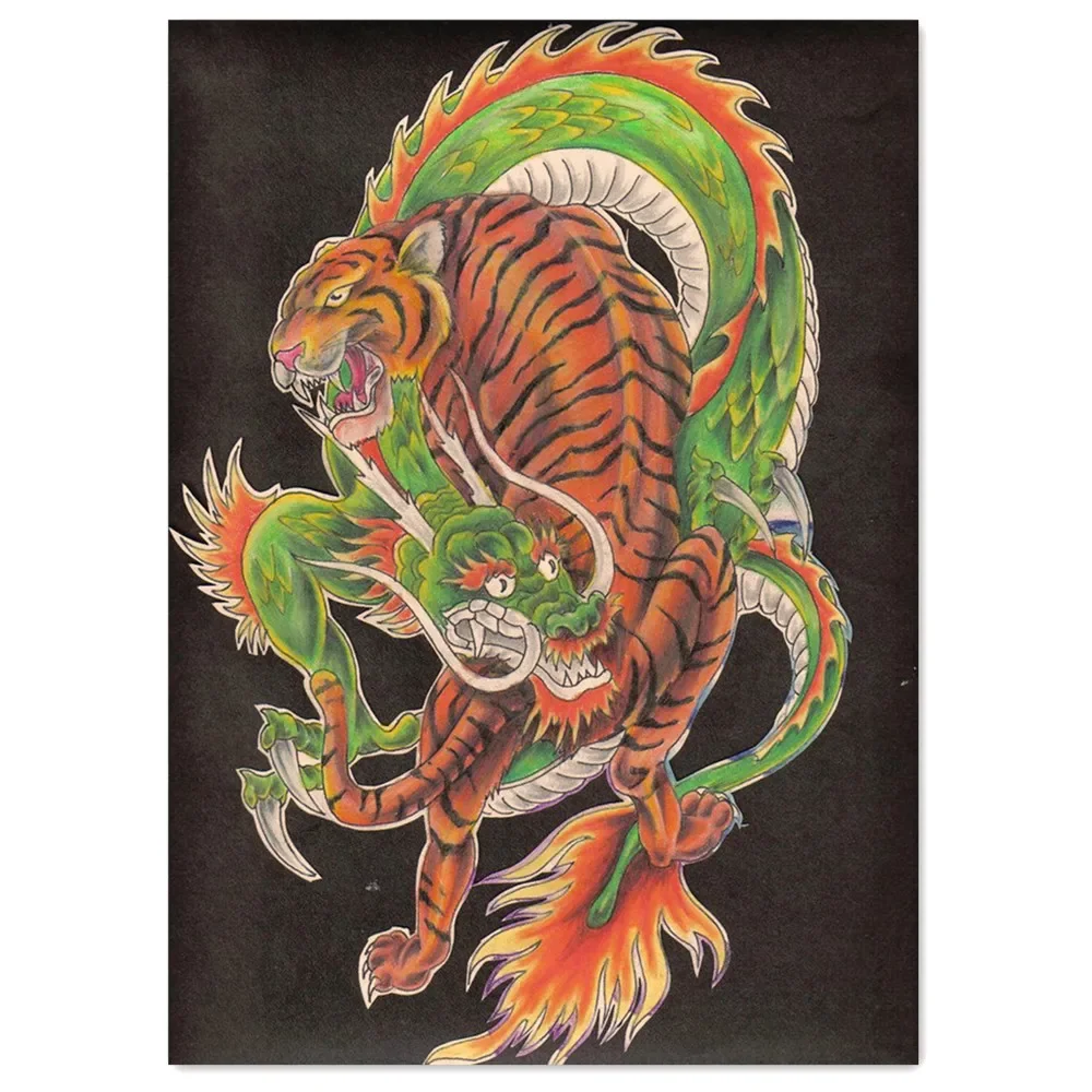 Ретро постеры и принты из крафт-бумаги настенная наклейка домашний декор