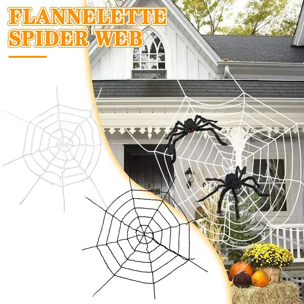 

Halloween Spider Web Giant Stretchy Cobweb For Home Bar Haunted House Scary Prop Horror Yard Outdoor Halloween Party Decora Y9W0