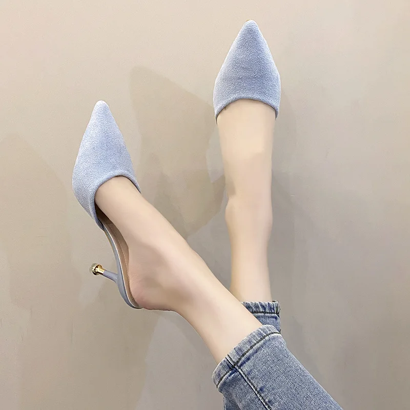 Luxury Women's Sandal Beach Shoes Woman Summer 2023 Trends Womens Sandals for Ladies Designer Heels Mules Woman's Slippers Plush