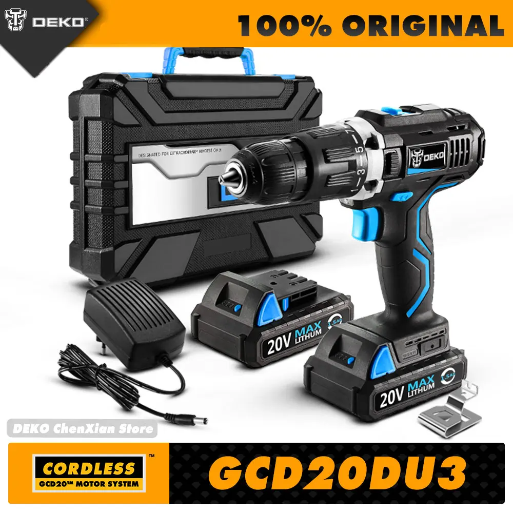 

20V MAX CORDLESS DRIL ELECTRIC DRILL WITH LITHIUM-ION BATTERY FOR HOME DIY WOODWORKING POWER TOOL ELECTRIC DRILL PERFORATOR