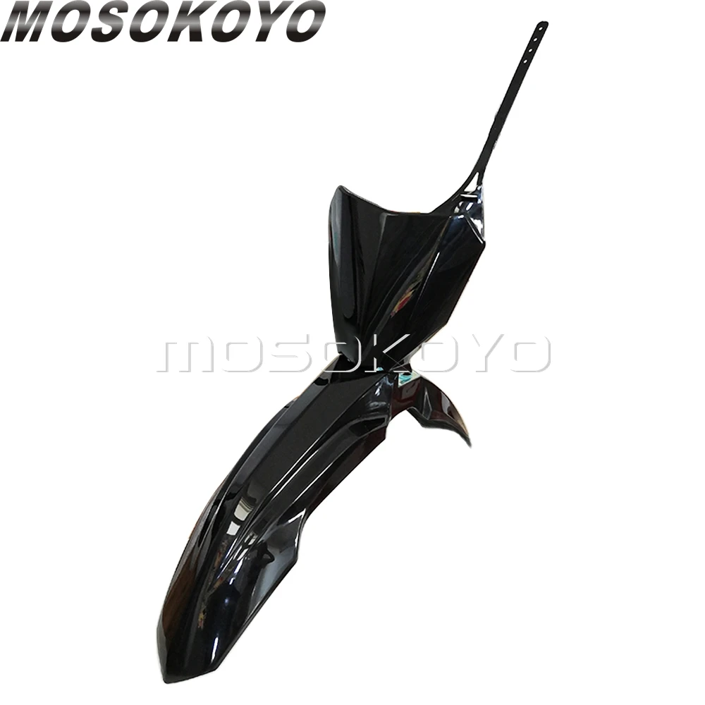 

Черный пластиковый передний брызговик с передней номерной платой для Honda CRF250R CRF450R CRF 250 450 R RX 17-20 MX Enduro Supermoto, брызговик