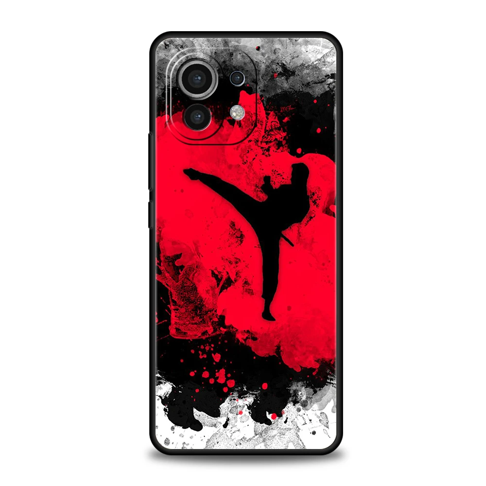 Чехол для телефона кунг-фу Тхэквондо-карате чехол Xiaomi Redmi Poco M4 M3 X3 X4 NFC Pro Mi 10 11 Ultra 10T
