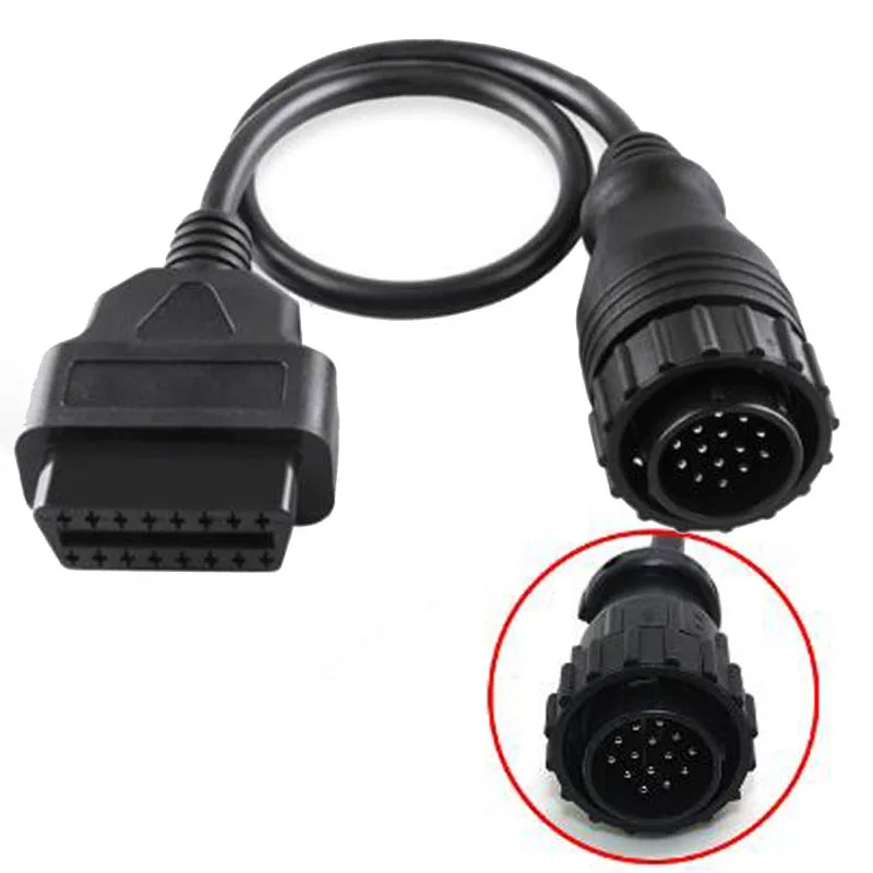 

High Quality for MB Sprinter 14pin To 16Pin Car Diagnostic Cable 14 Pin To OBDII OBD2 OBD II ODB 2 16 Pin Adapter