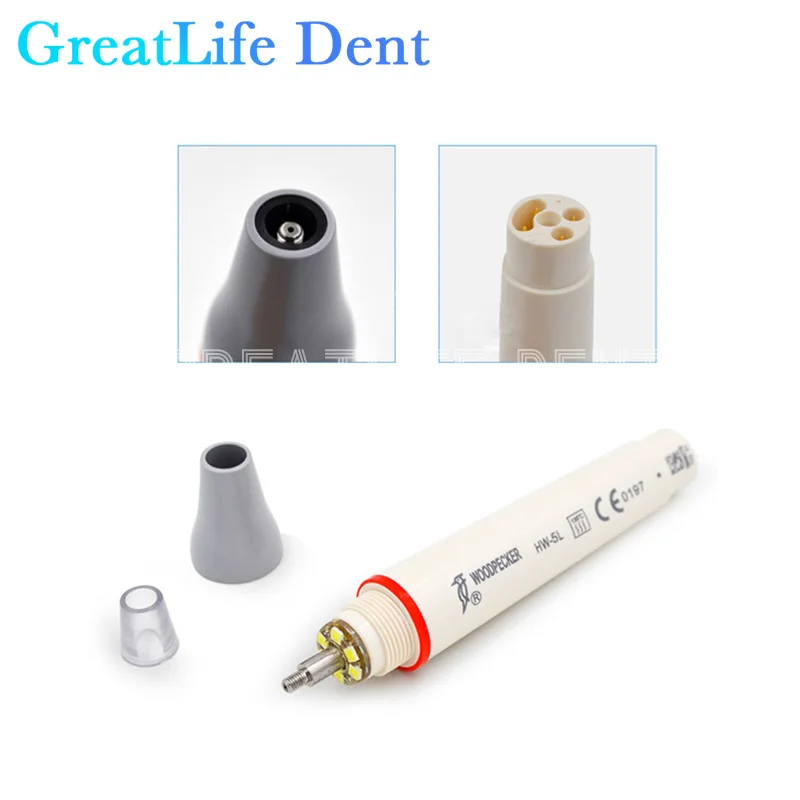 

GreatLife Dent HW-5L Ultrasonic Scaler Handpiece Dental Woodpecker Detachable LED Handpiece Fit Woodpecker UDS Scaler