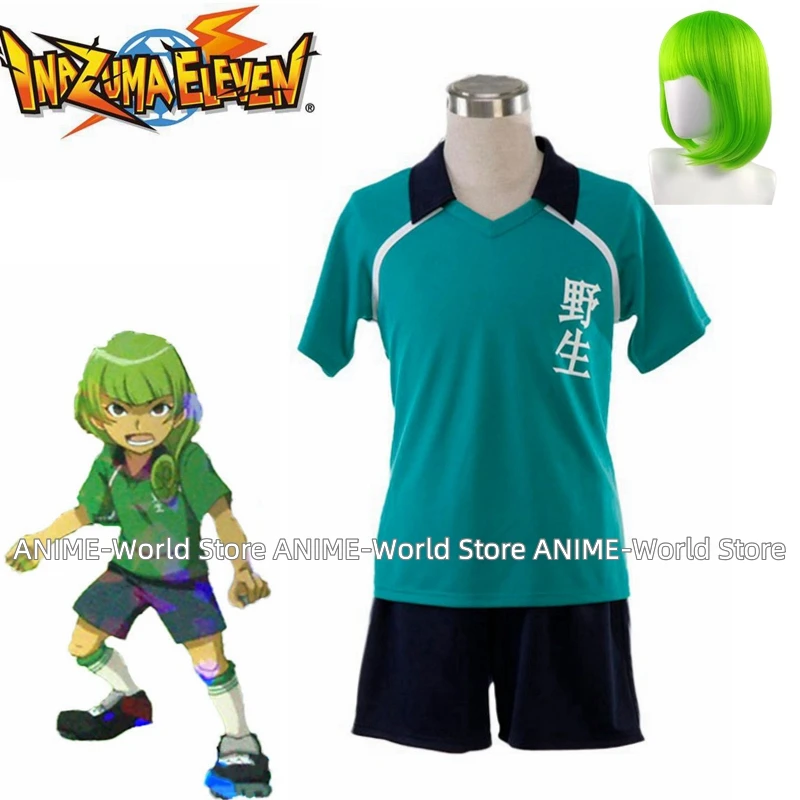 Inazuma Eleven Nosei Summer Soccer Jersey 1ST Cosplay Costumes Wig Christmas Uniform Custom Size