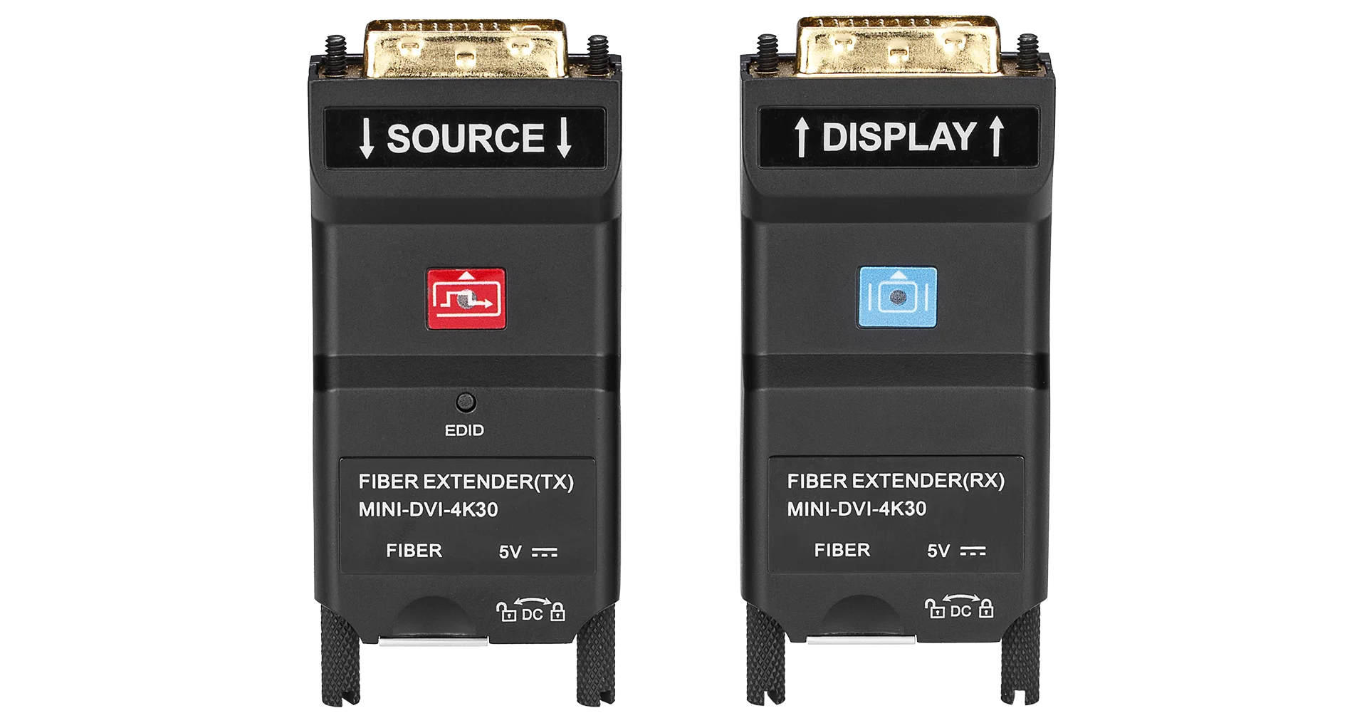 Фото 4K * 2K * 30Hz MINI DVI-волоконный преобразователь, одномодовый LC волоконный разъем №5