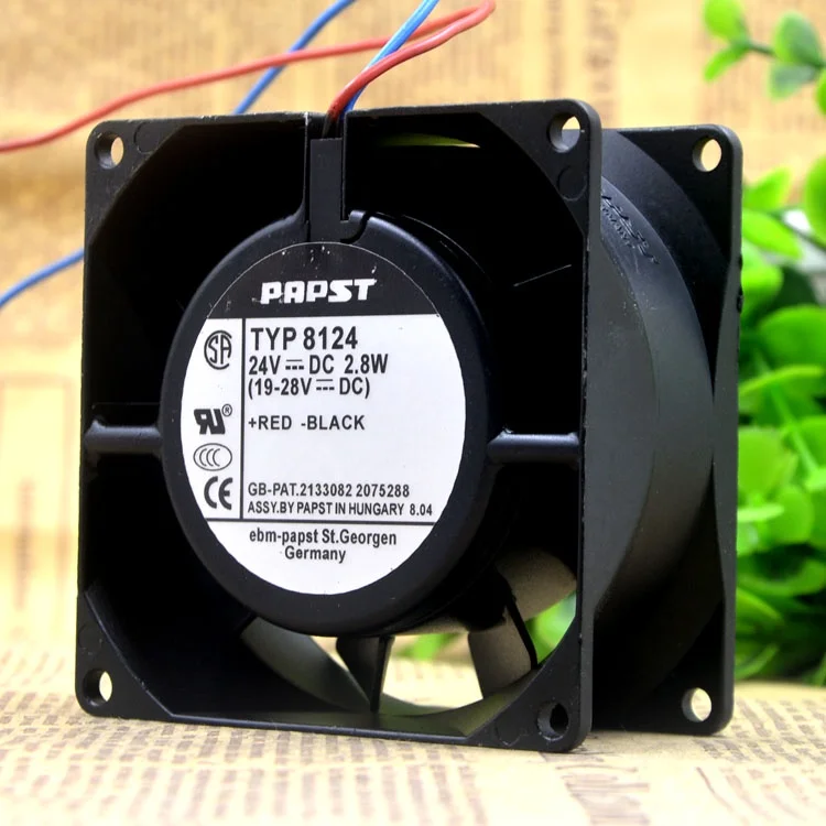 Охлаждающий вентилятор TYP8124K 8 СМ 8038 24 В 5 Вт