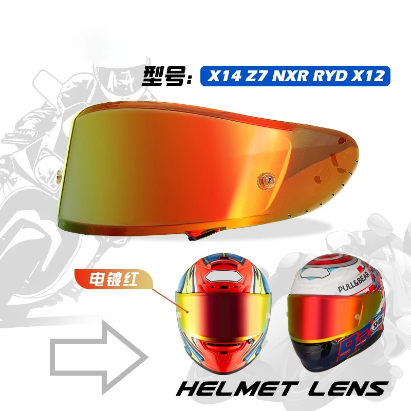 Visera para casco de motocicleta Z7 Z-7 X14 CWR-1 NXR RF-1200 x-spirit, accesorios para casco tintado Revo, x-fourteen