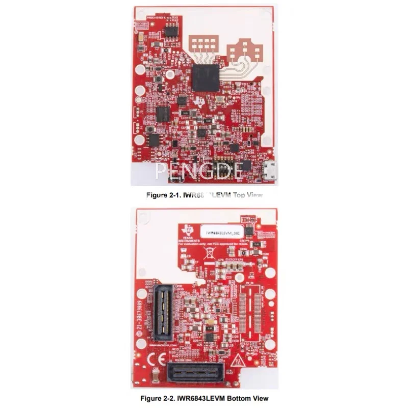 Макетная плата IWR6843LEVM с радаром TI инструмент для разработки RF миллиметровый