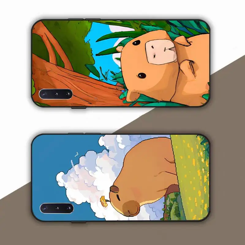

Cartoon Capybara Phone Case For Samsung Galaxy Note 10Pro Note20ultra note20 note10lite M30S Coque