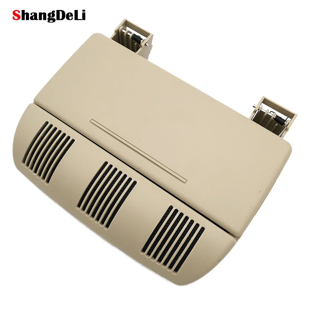 

Beige Car Glasses Case Sun Glasses Holder Sunglasses Box for Skoda Octavia Fabia Roomster 2007 2008 2009 2010 2011 2012 2013