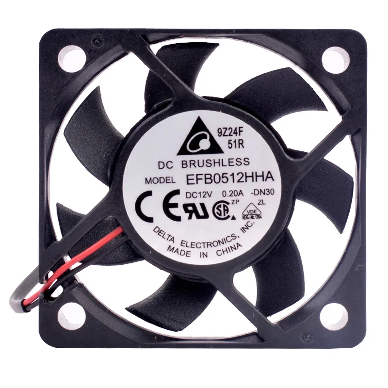6500 об/мин EFB0512HHA 5 см 5010 12 В 0 20 А ультратонкий вентилятор охлаждения с двойным