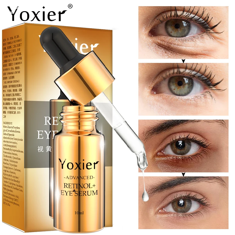 

Eye Serum Anti-Aging Smoothes Fine Lines Firming Lift Eliminate Edema Brighten Skin Colour Remove Dark Circles Eye Care 10ml