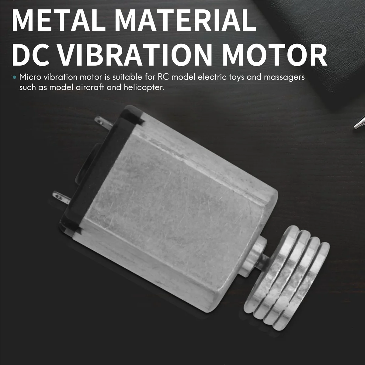 Фото DC1.5V-9V 3200 a об/мин выходная скорость микро вибрирующий двигатель, 18x15x12 мм Серебристый №5