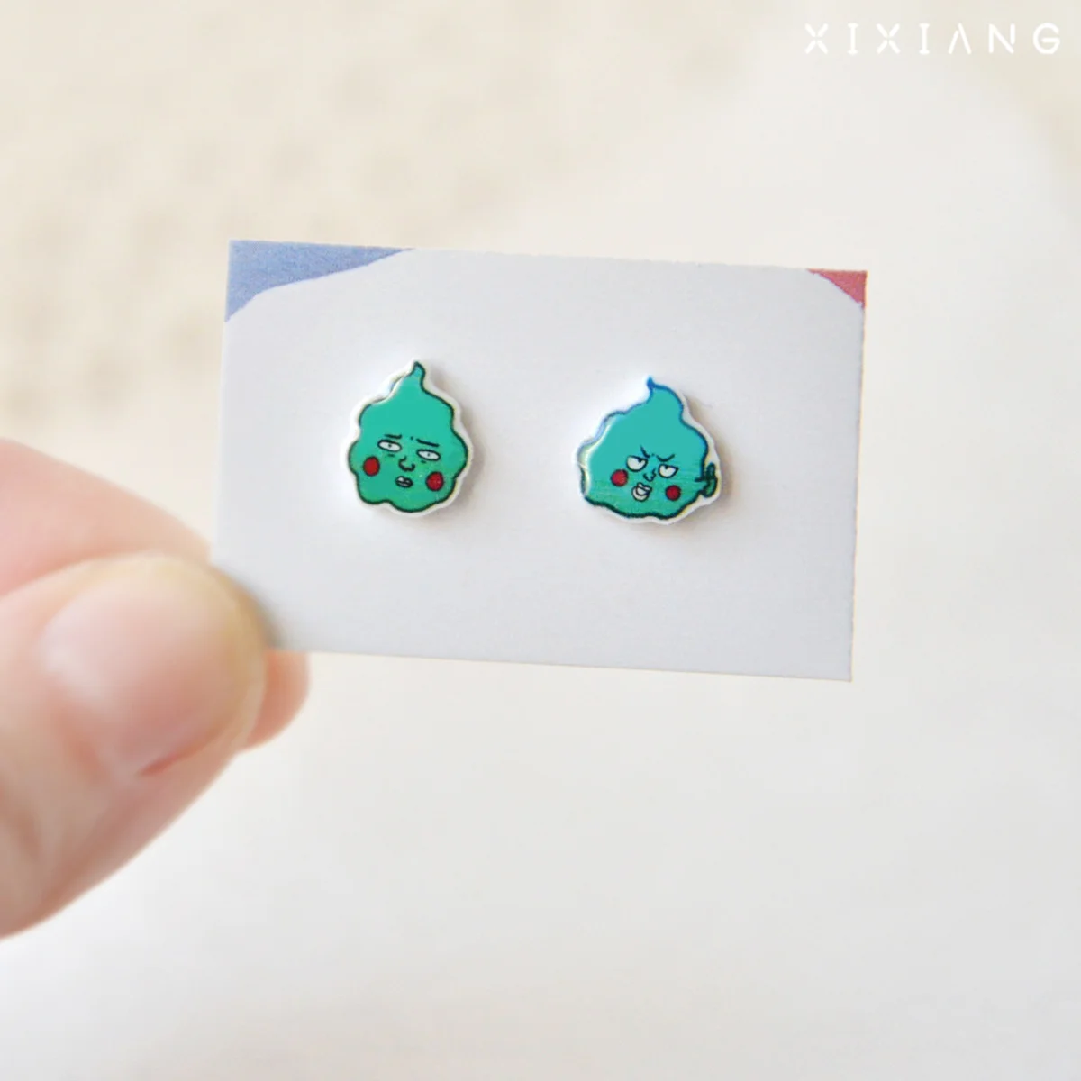 Аниме Mobu Saiko Hyaku/Mob Psycho 100 Reigen Arataka Dimple Косплей Мультяшные серьги-клипсы для ушей