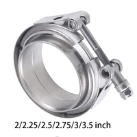 22 252 52 7533 5 inch v band clamp 304 stainless steel male female flange turbo exhaust clamp