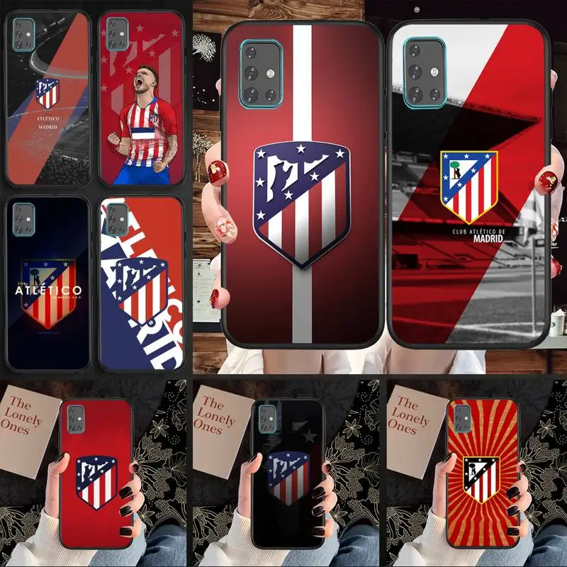 

AtléTico Madrid Phone Case TPU For Samsung S6 S7 S8 S9 S10 Plus S20 S21 S30Ultrs Fundas Cover