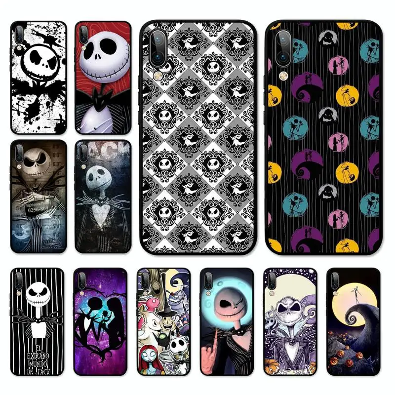 

Disney The Nightmare Before Christmas Jack Phone Case for Vivo Y91C Y11 17 19 17 67 81 Oppo A9 2020 Realme c3