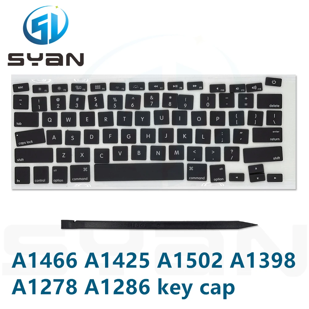 SYan A1466 A1425 A1502 A1398 A1278 A1286 Keyboard keycap for Macbook Pro Retina key cap 2010-2017