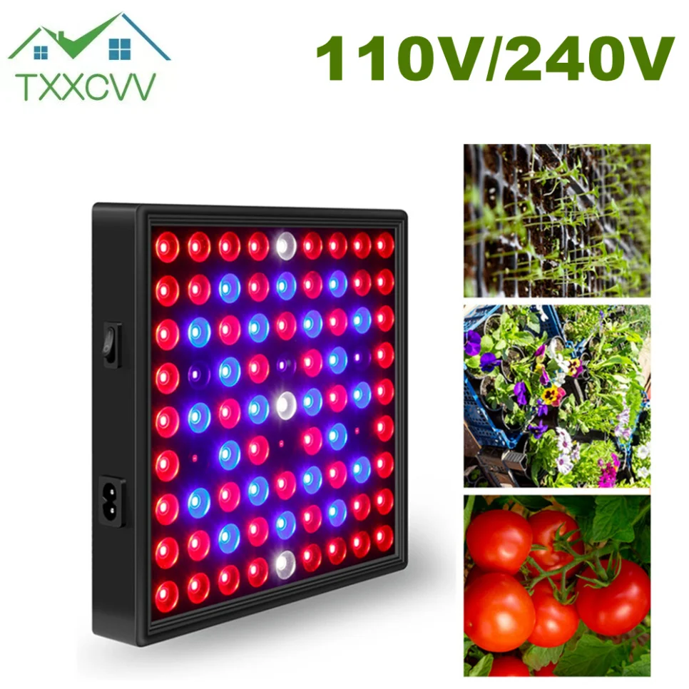 

25W 50W LED Grow Lamp AC85-265V With IR & UV Full Spectrum Growing Lighting For Plants Flowers Seedling Cultivation highquality