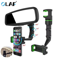 universal multifunctional car holder video music lazy bracket rearview mirror auto phone support 360 degree phone holder in car