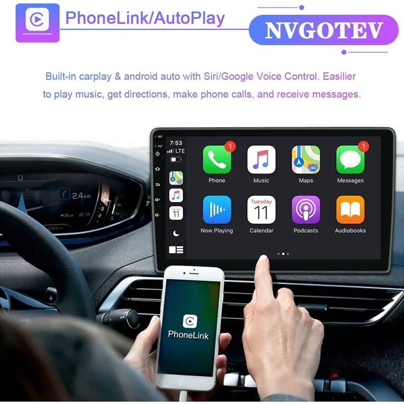 9 дюймовый Android 1 автомобильный навигатор стерео мультимедийный плеер GPS радио для
