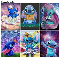 5d diy diamond embroidery paintings disney cartoon stitch full squareround cross stitch kit home decoration holiday gift ds104