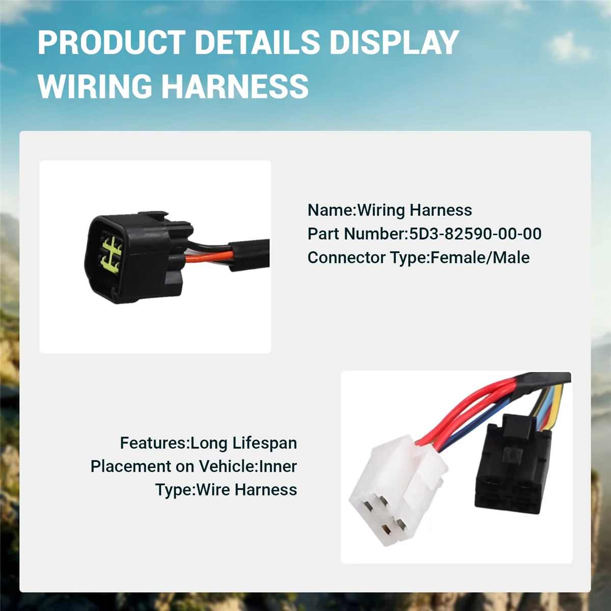 5D3-82590-00-00 Жгут проводов для Yamaha YFZ450SP Special Edition 2007-2009