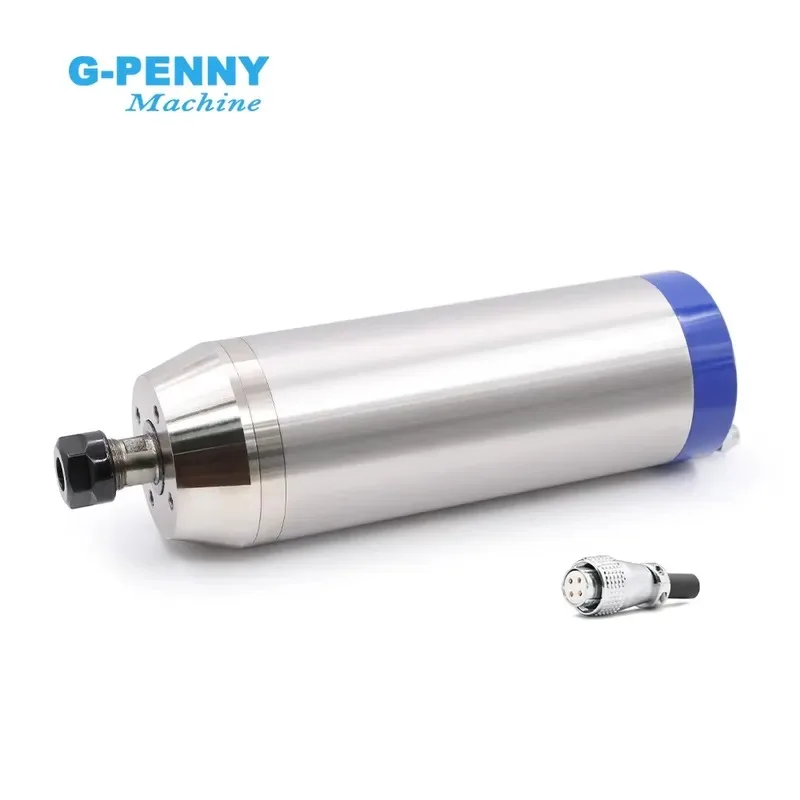 Фото Горячая распродажа: индивидуальная настройка Gpenny 3.7KW ER20 D100 220В/380В, шпиндель с водяным охлаждением для обработки металла, 300 Гц, 4000-9000 об/мин, для фрезеровки на станках с ЧПУ. №2