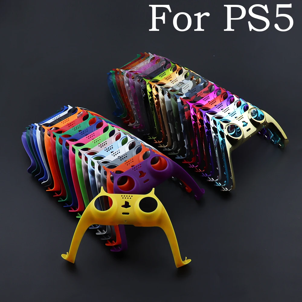 

Controller Handle Front Middle Housing Shell for Sony PS5 Gamepad Decorative Strip Skin Case Cover Faceplate Replacement Parts