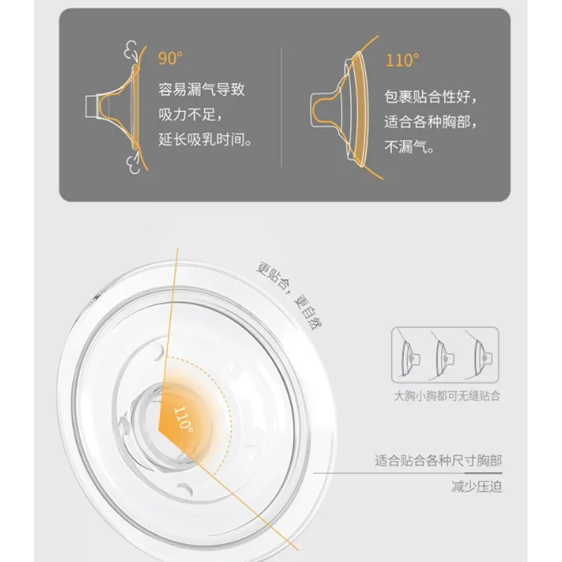 BXA DSP-8001 Одинарный/двойной электрический молокоотсос для массажа груди 3 режима