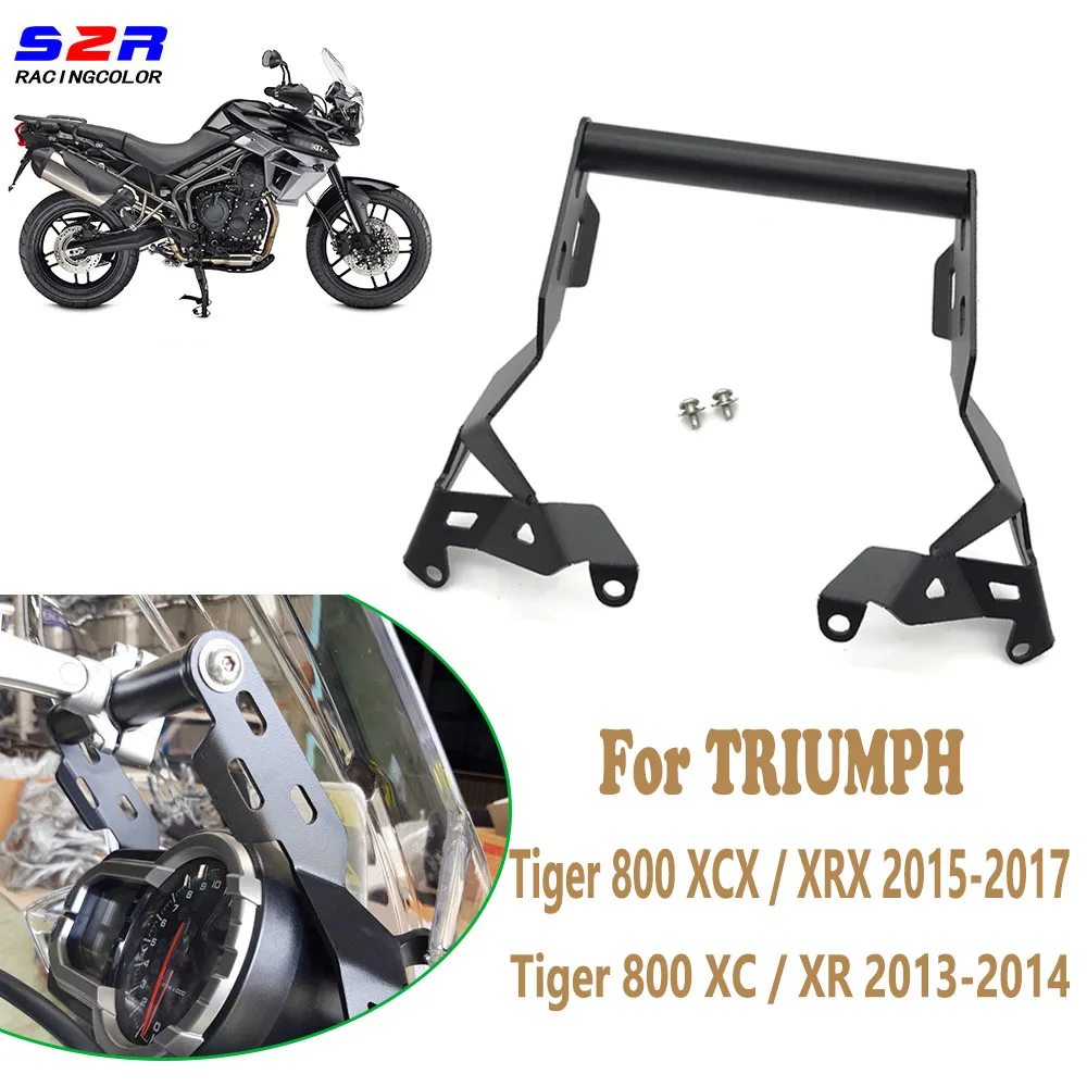 

For TRIUMPH Tiger 800 XC XR XCX XRX Tiger800 Smartphone Motorcycle GPS Navigation Holder Mobile Phone Bracket 2013 - 2017 2016
